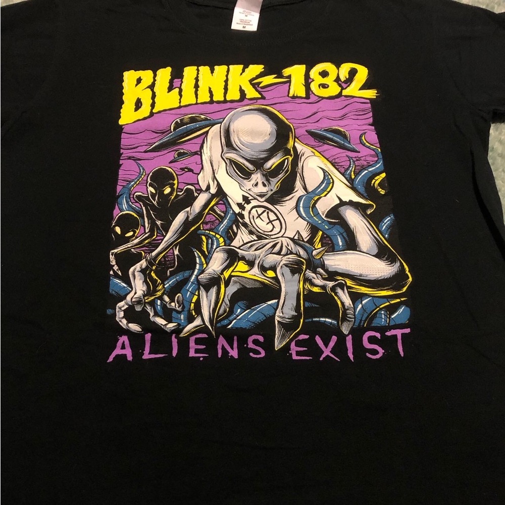 Blink 182 aliens exist band tour tee size medium